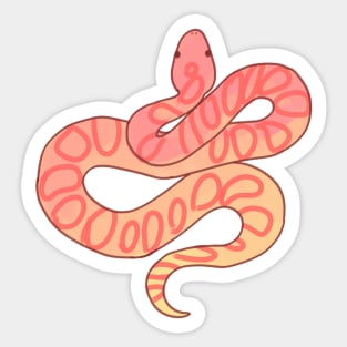 Cartoon snakes illustration Sticker